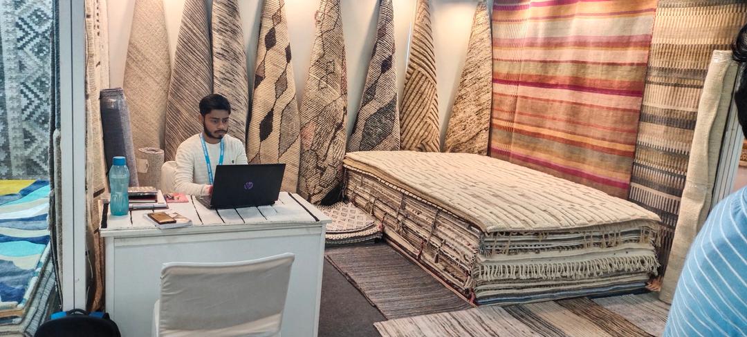 Native Rugs Stand at Bhadohi Carpet Fair - 2022