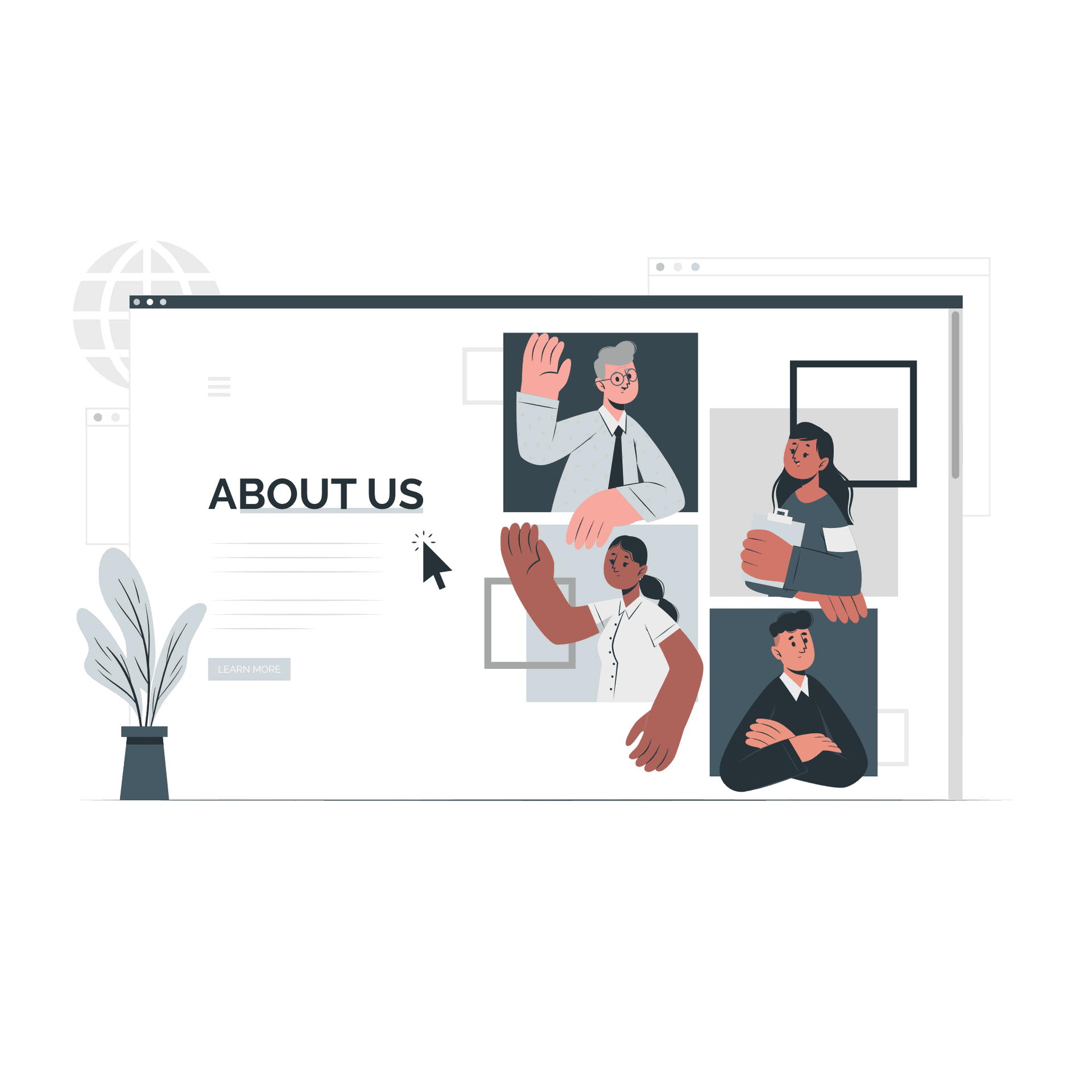 About Us Illustration